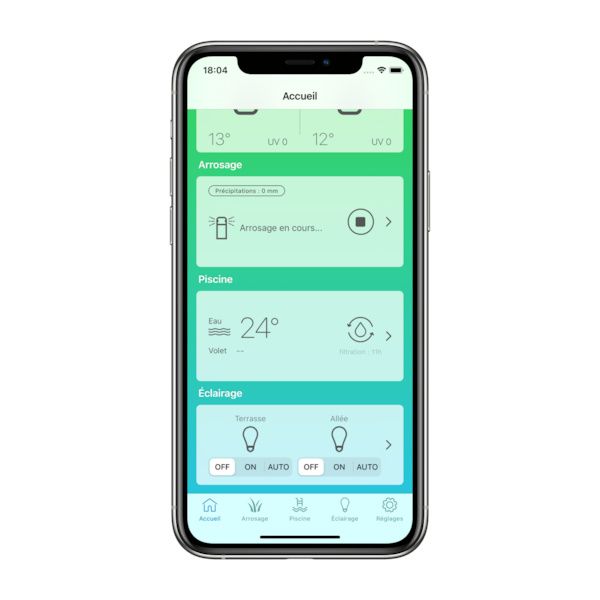 Application Analyseur flottant connecté pour piscine POOL SENSE