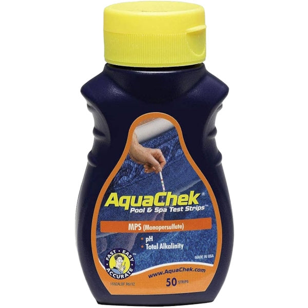 Kit testeur 50 bandelettes oxygène en poudre pH alcalinité AQUACHEK