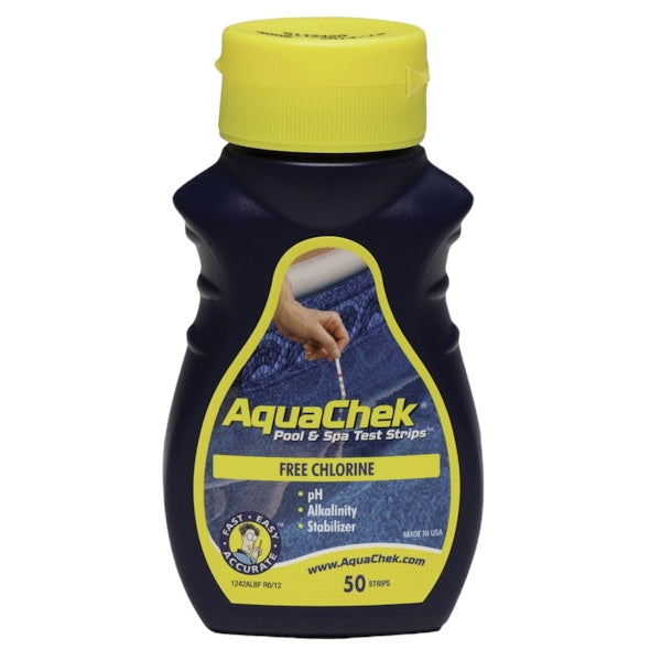 Kit testeur 50 bandes pour chlore pH alcalinité stabilisant AQUACHEK