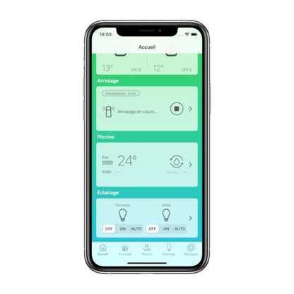 Application Analyseur flottant connecté pour piscine POOL SENSE