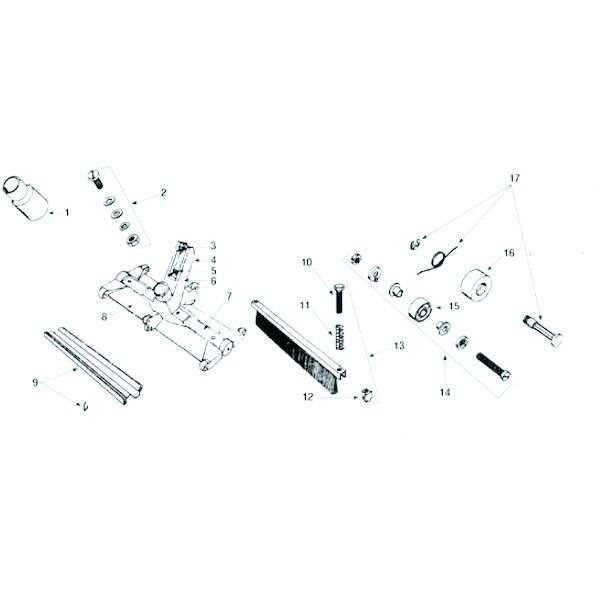 Schéma Balai professionnel béton / liner FAIRLOCKS