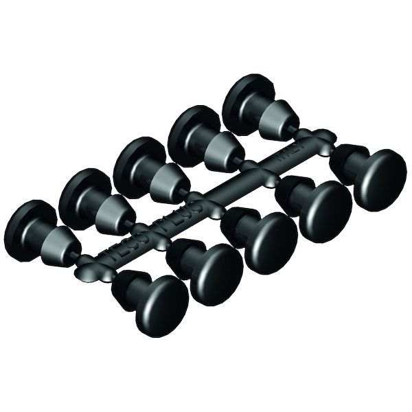 Grappe de 10 bouchons gaffeurs 4 mm TECO