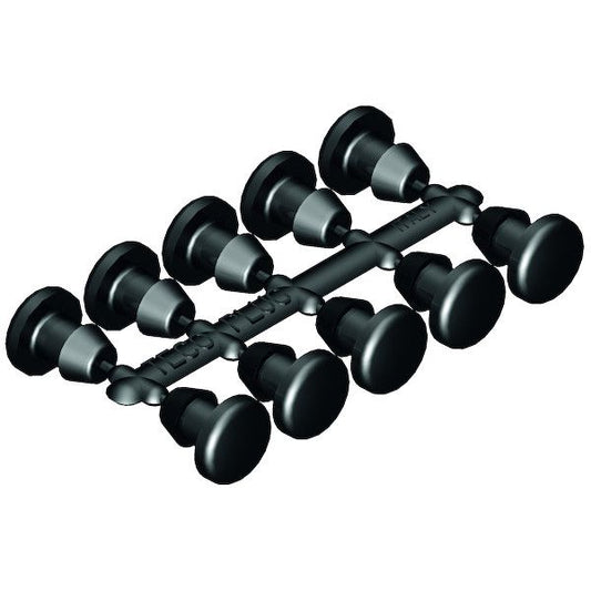 Grappe de 10 bouchons gaffeurs 4 mm TECO