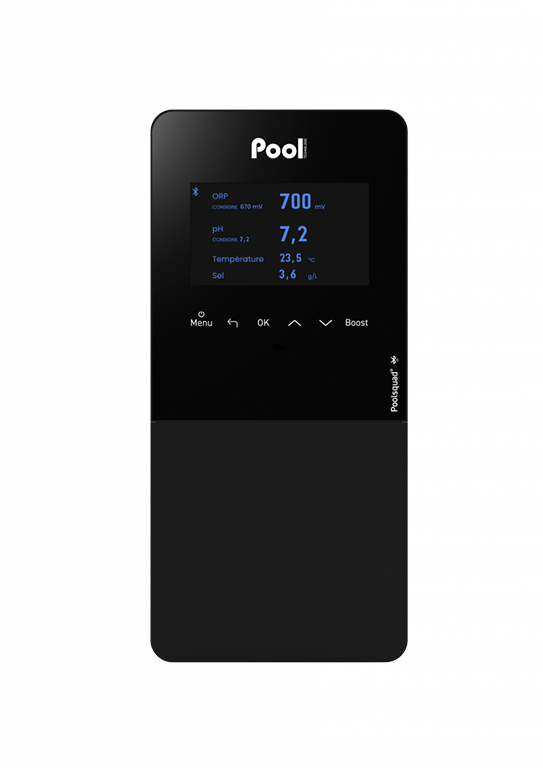 Poolsquad® Pro Électrolyseur de sel + régulateur pH + contrôleur ORP POOL TECHNOLOGIE