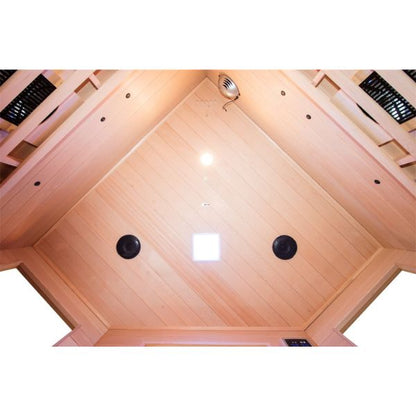 Sauna infrarouge Apollon Quartz 3 places angulaire